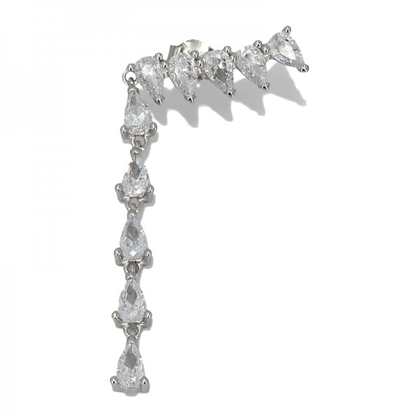 ΜΟΝΟ ΚΑΡΦΩΤΟ ΣΚΟΥΛΑΡΙΚΙ ΑΣΗΜΙ925 ΜΕ ΖΙΡΚΟΝ ΠΕΤΡΕΣ