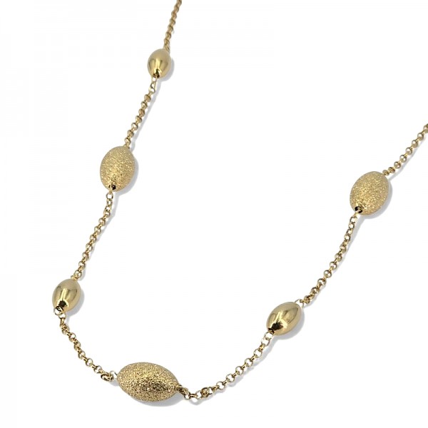 ΚΟΛΙΕ ΑΛΥΣΙΔΩΤΟ ΑΣΗΜΙ925 ΜΕ ΕΠΧΡΥΣΩΣΗ Κ18