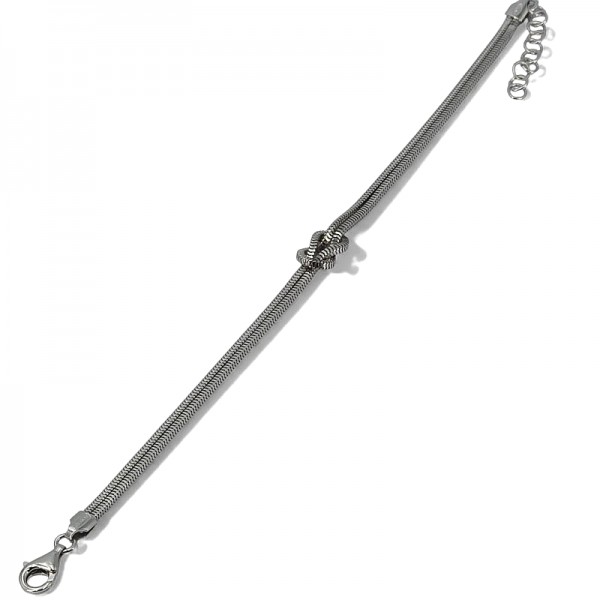 ΒΡΑΧΙΟΛΙ ΑΛΥΣΙΔΑ ΑΣΗΜΙ925 ΜΕ ΕΠΙΠΛΑΤΙΝΩΣΗ ΚΑΙ ΖΙΡΚΟΝ ΠΕΤΡΕΣ