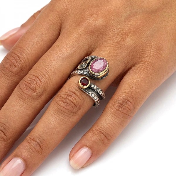 ΧΕΙΡΟΠΟΙΗΤΟ ΔΑΧΤΥΛΙΔΙ ΑΠΟ ΑΣΗΜΙ925 ΚΑΙ ΜΑΡΓΑΡΙΤΑΡΙ