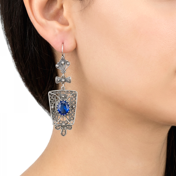 ΧΕΙΡΟΠΟΙΗΤΑ ΦΙΛΙΓΚΡΑΝ ΣΚΟΥΛΑΡΙΚΙΑ ΑΠΟ ΑΣΗΜΙ925 ΚΑΙ ΑΜΕΘΥΣΤΟ ΠΕΤΡΑ