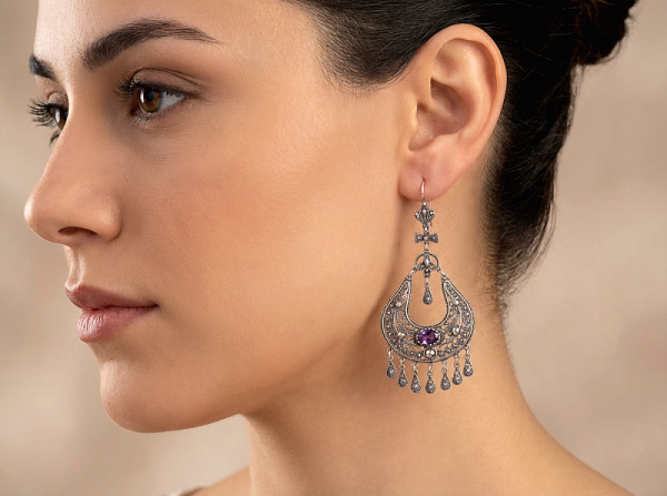 ΧΕΙΡΟΠΟΙΗΤΑ ΦΙΛΙΓΚΡΑΝ ΣΚΟΥΛΑΡΙΚΙΑ ΑΠΟ ΑΣΗΜΙ925 ΚΑΙ ΕΠΙΧΡΥΣΩΣΗ Κ18