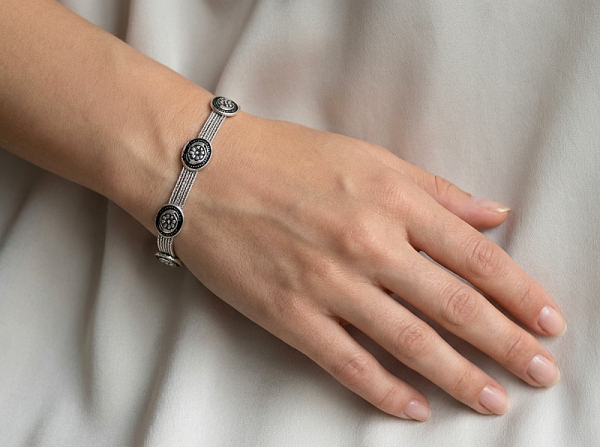 ΧΕΙΡΟΠΟΙΗΤΟ ΑΛΥΣΙΔΩΤΟ ΒΡΑΧΙΟΛΙ ΑΠΟ ΑΣΗΜΙ925