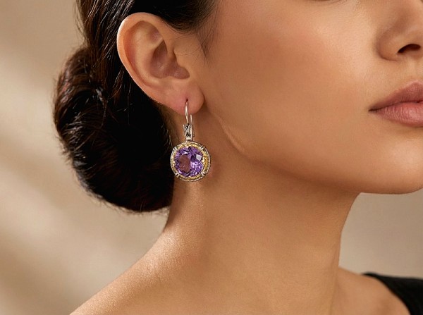 ΒΥΖΑΝΤΙΝΑ ΣΚΟΥΛΑΡΙΚΙΑ ΑΣΗΜΙ925 ΜΕ ΜΑΡΓΑΡΙΤΑΡΙ ΚΑΛΛΙΕΡΓΕΙΑΣ