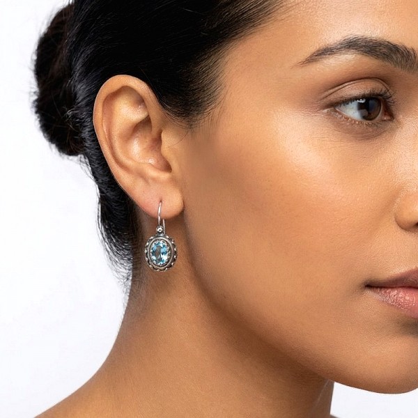 ΑΝΤΙΚΕ ΚΡΕΜΑΣΤΑ ΣΚΟΥΛΑΡΙΚΙΑ ΑΣΗΜΙ925 ΜΕ ΓΡΑΝΑΔΑ ΠΕΤΡΑ