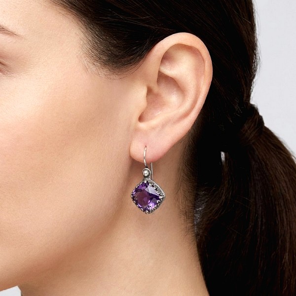 ΑΝΤΙΚΕ ΣΚΟΥΛΑΡΙΚΙΑ ΑΣΗΜΙ925 ΜΕ ΠΡΑΣΙΝΟ ΖΙΡΚΟΝ ΠΕΤΡΑ