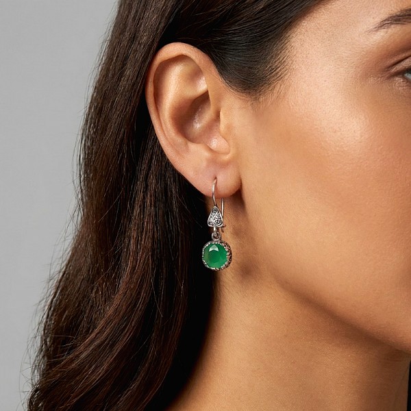 ΑΝΤΙΚΕ ΚΡΕΜΑΣΤΑ ΣΚΟΥΛΑΡΙΚΙΑ ΑΣΗΜΙ925 ΜΕ ΓΑΛΑΖΙΟ ΖΙΡΚΟΝ ΠΕΤΡΑ