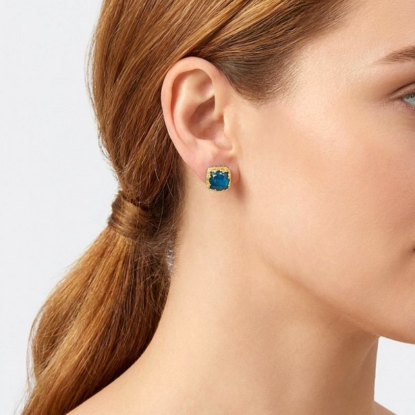 ΚΑΡΦΩΤΑ ΒΥΖΑΝΤΙΝΑ ΣΚΟΥΛΑΡΙΚΙΑ ΑΣΗΜΙ925 ΜΕ ΕΠΙΧΡΥΣΩΣΗ Κ18 ΚΑΙ COPPER ΤΥΡΚΟΥΑΖ ΠΕΤΡΕΣ