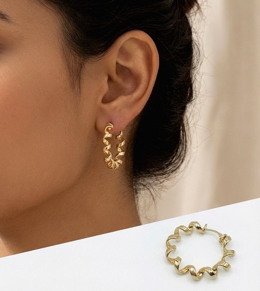 ΑΝΤΙΚΕ ΔΙΧΡΩΜΑ ΣΚΟΥΛΑΡΙΚΙΑ ΑΣΗΜΙ925 ΜΕ ΜΑΡΓΑΡΙΤΑΡΙ ΚΑΛΛΙΕΡΓΕΙΑΣ