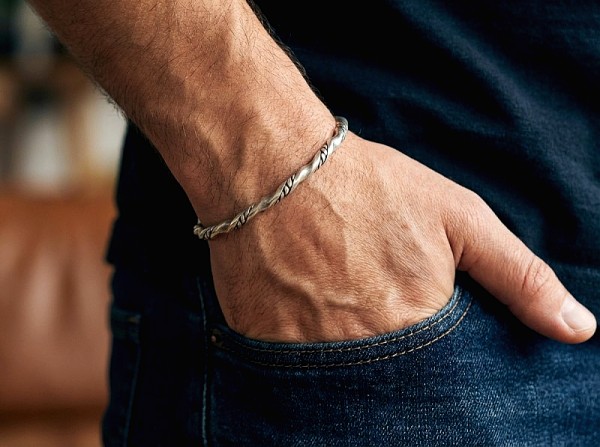 ΑΝΔΡΙΚΟ ΣΚΑΛΙΣΤΟ ΔΑΧΤΥΛΙΔΙ ΑΠΟ ΑΣΗΜΙ925