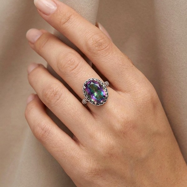 ΑΝΤΙΚΕ ΔΑΧΤΥΛΙΔΙ ΑΣΗΜΙ925 ΜΕ ΤΥΡΚΟΥΑΖ ΠΕΤΡΑ