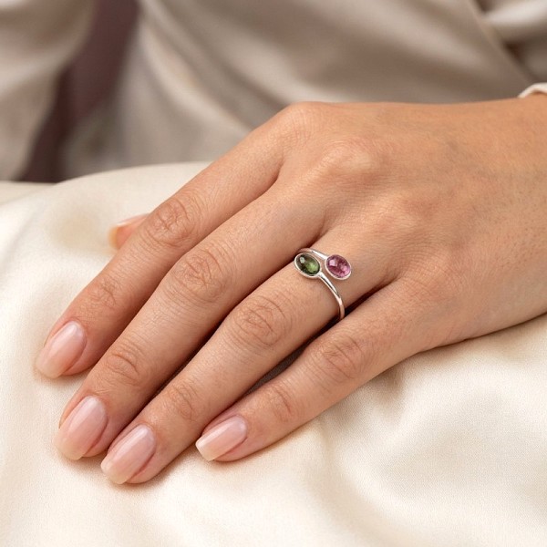 ΧΕΙΡΟΠΟΙΗΤΟ ΔΑΧΤΥΛΙΔΙ ΑΠΟ ΑΣΗΜΙ925 ΜΕ ΤΥΡΚΟΥΑΖ ΚΑΙ ΜΑΡΓΑΡΙΤΑΡΙ