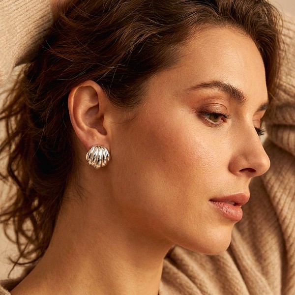 ΚΑΡΦΩΤΑ ΣΚΟΥΛΑΡΙΚΙΑ ΑΠΟ ΑΣΗΜΙ925 ΜΕ ΕΠΙΧΡΥΣΩΣΗ Κ18 ΚΑΙ ΖΙΡΚΟΝ