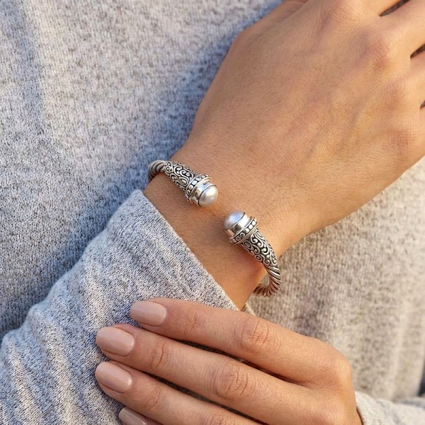 ΧΕΙΡΟΠΟΙΗΤΟ ΣΚΑΛΙΣΤΟ ΒΡΑΧΙΟΛΙ ΧΕΙΡΟΠΕΔΑ ΑΠΟ ΑΣΗΜΙ925 ΚΑΙ ΜΑΡΓΑΡΙΤΑΡΙ