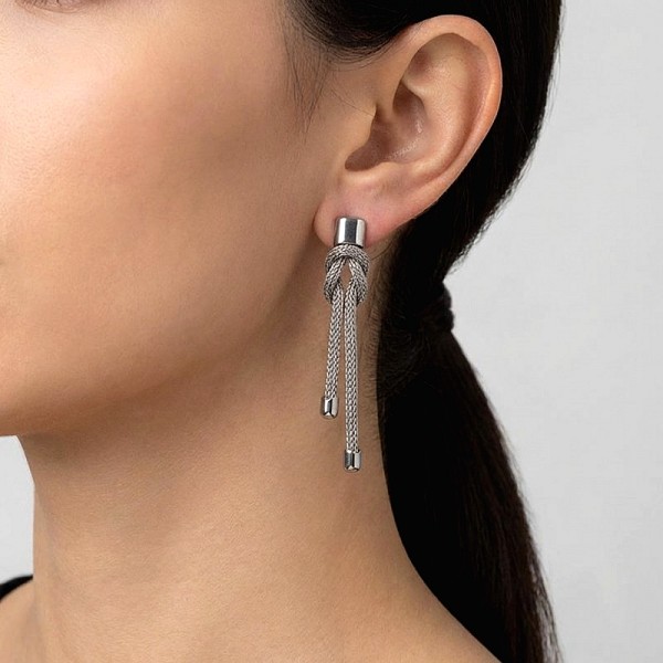 ΚΑΡΦΩΤΑ ΚΡΕΜΑΣΤΑ ΣΚΟΥΛΑΡΙΚΙΑ ΑΣΗΜΙ925 ΜΕ SWAROVSKI