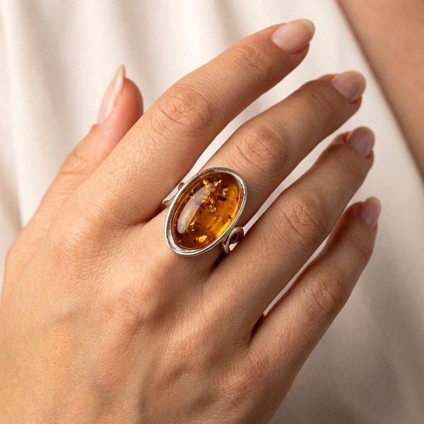 ΧΕΙΡΟΠΟΙΗΤΟ ΔΑΧΤΥΛΙΔΙ ΑΠΟ ΑΣΗΜΙ925 ΚΑΙ ΚΕΧΡΙΜΠΑΡΙ