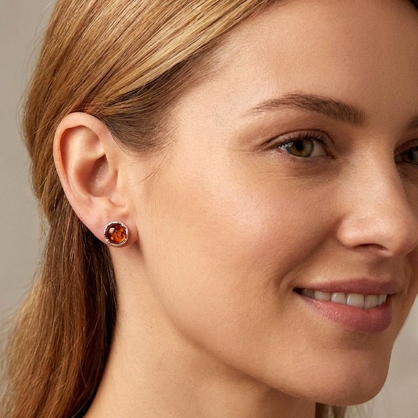 ΚΑΡΦΩΤΑ ΣΚΟΥΛΑΡΙΚΙΑ ΑΣΗΜΙ925 ΜΕ ΚΕΧΡΙΜΠΑΡΙ