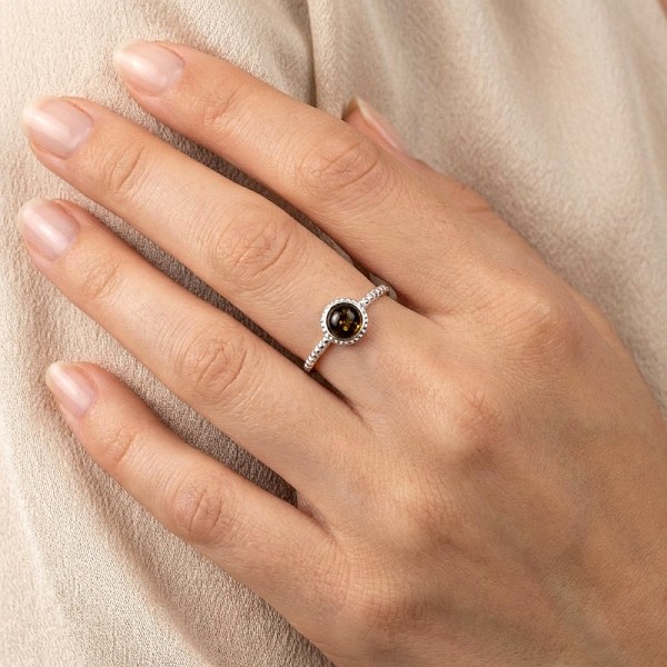 ΔΑΧΤΥΛΙΔΙ ΑΠΟ ΑΣΗΜΙ925 ΜΕ ΚΕΧΡΙΜΠΑΡΙ