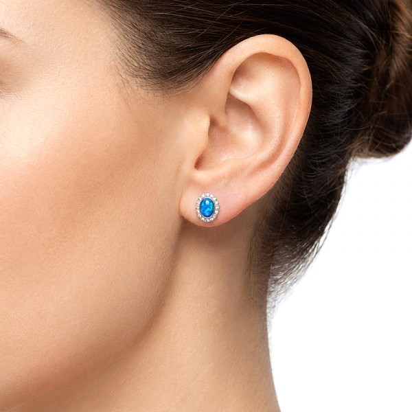 ΚΑΡΦΩΤΑ ΣΚΟΥΛΑΡΙΚΙΑ ΑΣΗΜΙ925 ΜΕ ΟΠΑΛ ΠΕΤΡΕΣ