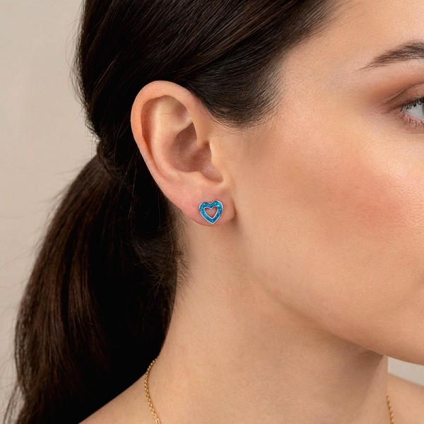 ΚΑΡΦΩΤΑ ΣΚΟΥΛΑΡΙΚΙΑ ΑΣΗΜΙ925 ΜΕ ΟΠΑΛ ΠΕΤΡΕΣ