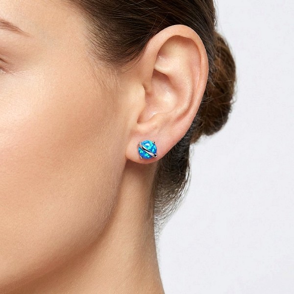 ΚΑΡΦΩΤΑ ΣΚΟΥΛΑΡΙΚΙΑ ΑΣΗΜΙ925 ΜΕ ΟΠΑΛ ΠΕΤΡΕΣ