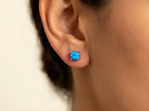 ΚΑΡΦΩΤΑ ΣΚΟΥΛΑΡΙΚΙΑ ΑΣΗΜΙ925 ΜΕ ΠΕΡΛΑ  1 CM