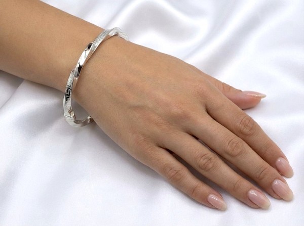 ΒΡΑΧΙΟΛΙ ΒΕΡΓΑ ΜΑΤ ΑΠΟ ΑΣΗΜΙ925 ΚΑΙ ΕΠΙΠΛΑΤΙΝΩΣΗ