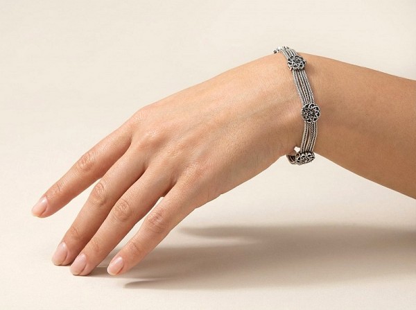 ΧΕΙΡΟΠΟΙΗΤΟ ΑΛΥΣΙΔΩΤΟ ΒΡΑΧΙΟΛΙ ΑΠΟ ΑΣΗΜΙ925