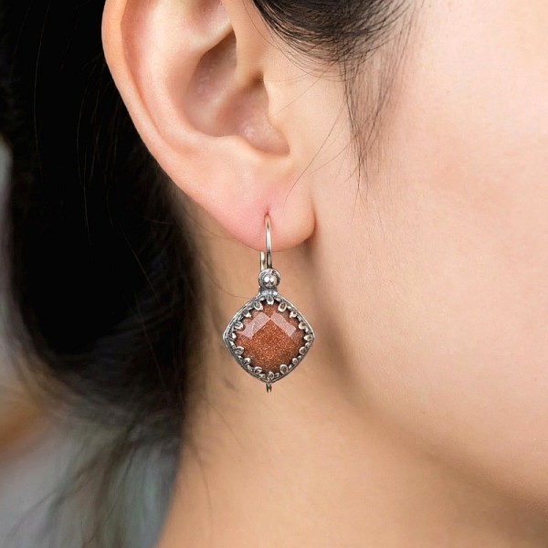 ΒΥΖΑΝΤΙΝΑ ΣΚΟΥΛΑΡΙΚΙΑ ΑΣΗΜΙ 925 ΜΕ ΑΜΕΘΥΣΤΟ Κ ΕΠΙΧΡΥΣΩΣΗ Κ18