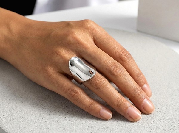 ΔΑΧΤΥΛΙΔΙ ΑΠΟ ΑΣΗΜΙ925 ΜΕ ΕΠΙΠΛΑΤΙΝΩΣΗ