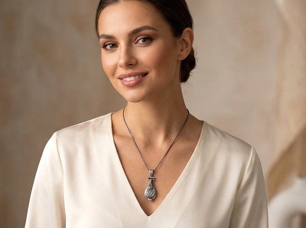 ΧΕΙΡΟΠΟΗΤΟ ΒΥΖΑΝΤΙΝΟ ΔΑΧΤΥΛΙΔΙ ΑΣΗΜΙ925 ΚΑΙ ΑΜΑΖΟΝΙΤΗ ΠΕΤΡΑ