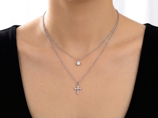 ΚΑΔΕΝΑ ΛΑΙΜΟΥ ΤΡΙΧΡΩΜΗ ΑΣΗΜΙ925 ΚΑΙ ΕΠΙΧΡΥΣΩΣΗ Κ18