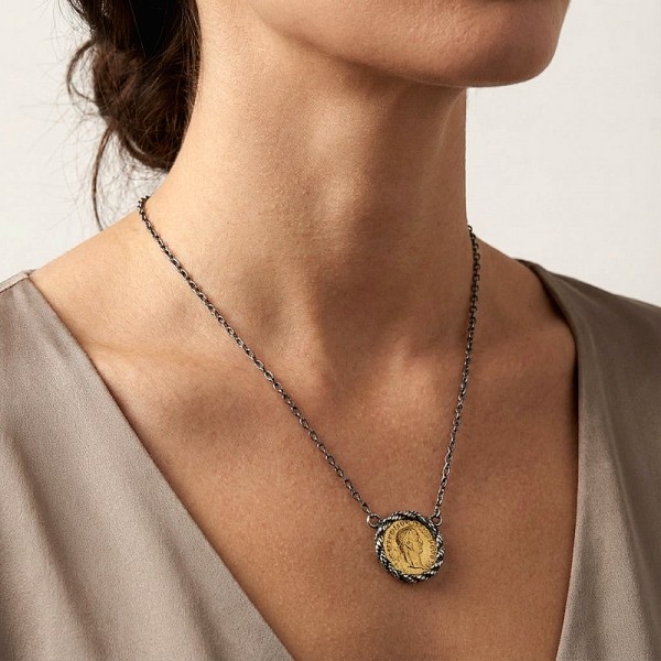 ΜΕΝΤΑΓΙΟΝ ΧΕΙΡΟΠΟΙΗΤΟ ΑΠΟ ΑΣΗΜΙ925 ΚΑΙ ΤΥΡΚΟΥΑΖ