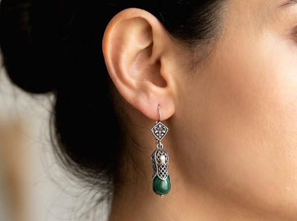 ΚΡΕΜΑΣΤΑ ΦΙΛΙΓΚΡΑΝ ΣΚΟΥΛΑΡΙΚΙΑ ΑΠΟ ΑΣΗΜΙ925 ΕΠΙΧΡΥΣΩΣΗ Κ18 ΚΑΙ ΖΙΡΚΟΝ ΠΕΤΡΑ