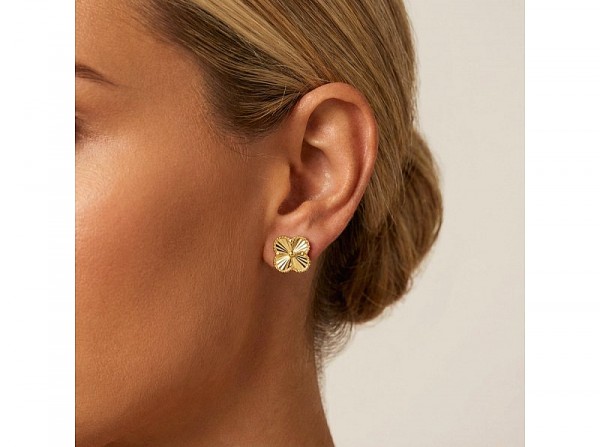 ΚΑΡΦΩΤΑ ΣΚΟΥΛΑΡΙΚΙΑ ΑΣΗΜΙ925 ΜΕ ΕΠΙΧΡΥΣΩΣΗ Κ18