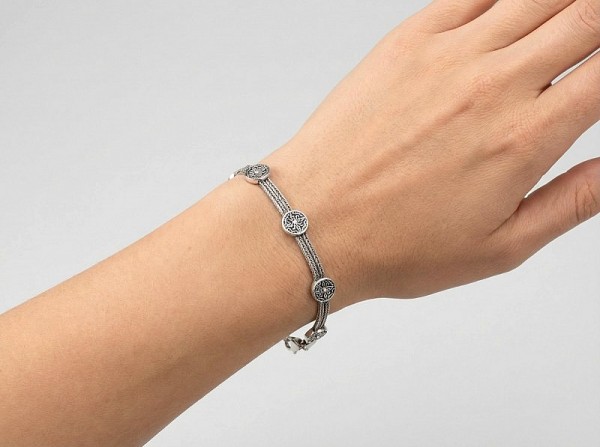 ΧΕΙΡΟΠΟΙΗΤΟ ΑΛΥΣΙΔΩΤΟ ΒΡΑΧΙΟΛΙ ΑΠΟ ΑΣΗΜΙ925