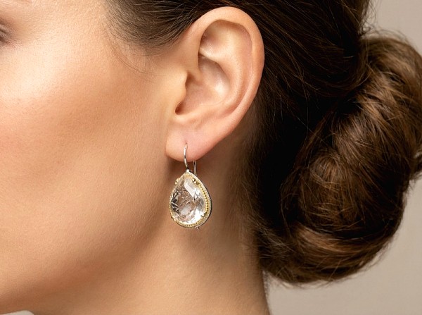 ΒΥΖΑΝΤΙΝΑ ΣΚΟΥΛΑΡΙΚΙΑ ΑΣΗΜΙ925 ΜΕ COPPER ΤΥΡΚΟΥΑΖ ΠΕΤΡΑ