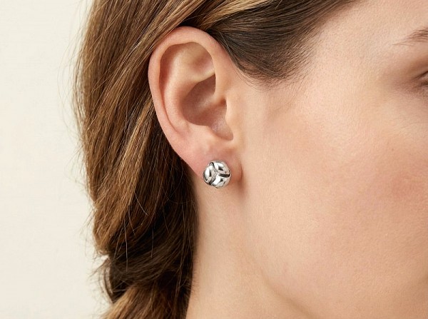 ΚΑΡΦΩΤΑ ΣΚΟΥΛΑΡΙΚΙΑ ΑΣΗΜΙ925 ΕΠΙΧΡΥΣΩΣΗ Κ18 ΚΑΙ ΣΟΥΛΤΑΝΙΤΗ ΠΕΤΡΑ