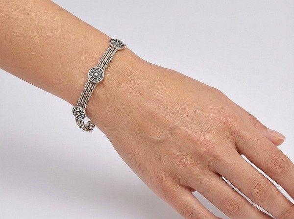 ΧΕΙΡΟΠΟΙΗΤΟ ΑΛΥΣΙΔΩΤΟ ΒΡΑΧΙΟΛΙ ΑΠΟ ΑΣΗΜΙ925