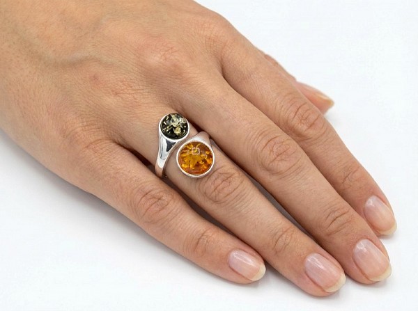 ΧΕΙΡΟΠΟΙΗΤΟ ΔΑΧΤΥΛΙΔΙ ΑΠΟ ΑΣΗΜΙ925 ΜΕ ΚΕΧΡΙΜΠΑΡΙ