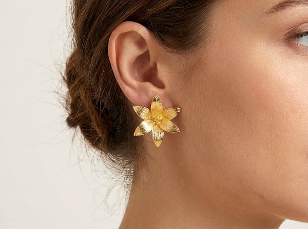 ΚΑΡΦΩΤΑ ΣΚΟΥΛΑΡΙΚΙΑ ΑΣΗΜΙ925 ΜΕ ΕΠΙΧΡΥΣΩΣΗ Κ18