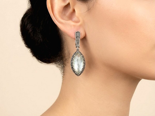 ΔΙΧΡΩΜΑ ΒΥΖΑΝΤΙΝΑ ΣΚΟΥΛΑΡΙΚΙΑ ΑΠΟ ΑΣΗΜΙ925 ΕΠΙΧΡΥΣΩΣΗ Κ18 ΖΙΡΚΟΝ ΚΑΙ ΡΟΥΜΠΙΝΟΓΡΑΝΔΑ