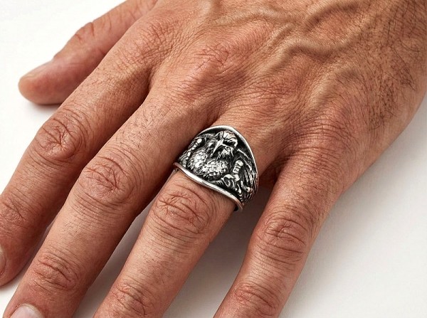 ΑΝΔΡΙΚΟ ΣΚΑΛΙΣΤΟ ΔΑΧΤΥΛΙΔΙ ΑΠΟ ΑΣΗΜΙ925