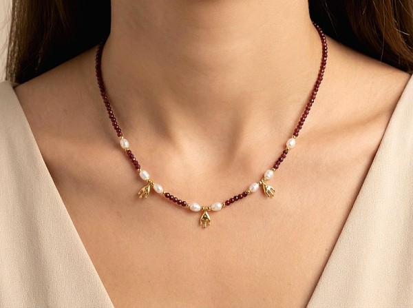 ΣΕΙΡΕ ΚΟΛΙΕ ΑΠΟ ΑΣΗΜΙ925 ΕΠΙΧΡΥΣΩΣΗ Κ18 ΜΑΡΓΑΡΙΤΑΡΙ ΚΑΙ ΣΜΑΡΑΓΔΙΤΗ ΠΕΤΡΕΣ