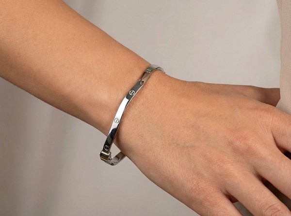 ΒΡΑΧΙΟΛΙ ΒΕΡΓΑ ΑΠΟ ΑΣΗΜΙ925 ΚΑΙ ΕΠΙΠΛΑΤΙΝΩΣΗ ΚΑΙ ΖΙΡΚΟΝ