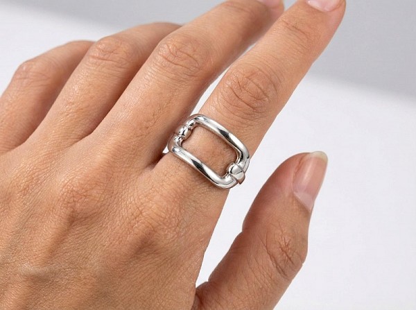 ΧΕΙΡΟΠΟΙΗΤΟ ΔΑΧΤΥΛΙΔΙ ΑΠΟ ΑΣΗΜΙ925 ΜΕ ΕΠΙΠΛΑΤΙΝΩΣΗ