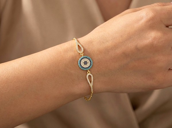 ΒΡΑΧΙΟΛΙ ΜΑΤΙ ΑΣΗΜΙ925 ΜΕ ΕΠΙΧΡΥΣΩΣΗ Κ18 ΚΑΙ ΖΙΡΚΟΝ