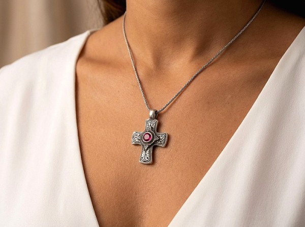 ΧΕΙΡΟΠΟΙΗΤΟΣ ΣΚΑΛΙΣΤΟΣ ΣΤΑΥΡΟΣ ΑΠΟ ΑΣΗΜΙ925