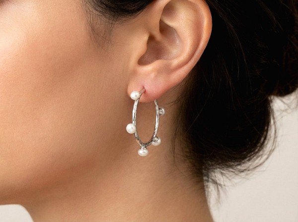 ΚΡΙΚΟΙ ΣΚΟΥΛΑΡΙΚΙΑ ΑΠΟ ΑΣΗΜΙ925 ΜΕ ΕΠΙΠΛΑΤΙΝΩΣΗ  2 CM