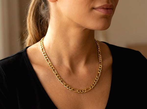 ΑΛΥΣΙΔΑ ΚΑΔΕΝΑ ΛΑΙΜΟΥ ΑΣΗΜΙ925 ΜΕ ΕΠΙΧΡΥΣΩΣΗ Κ18